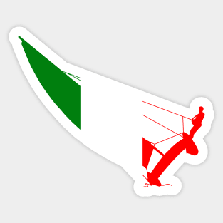 Italy catamaran trapeze sailing Sticker